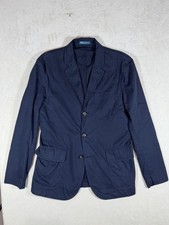 Polo Ralph Lauren 42R Casual Cotton Classic Navy Sport Coat Jacket Summer Style