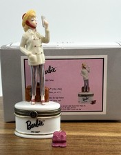 PHB Porcelain Hinged Trinket Box Barbie Open Road