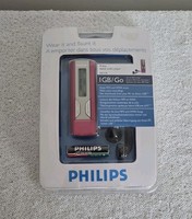 PHILIPS DIGITAL AUDIO 1GB PINK MP3 PLAYER SA1116 