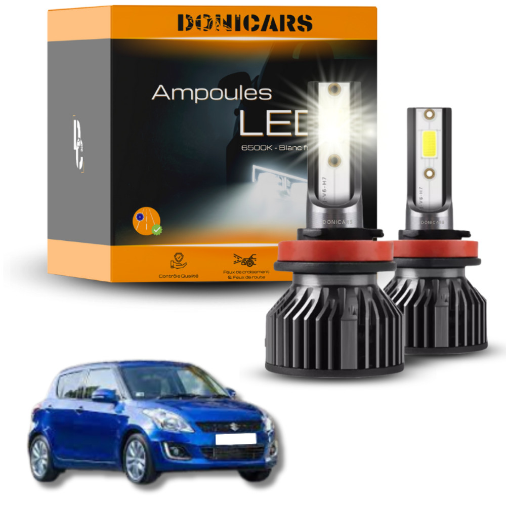 Ampoules LED H4 Suzuki Swift II remplacez vos phares jaunes par un éclairage puissant