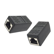 Cable Connector 1pc Hot#d Port Adapter Black Extender Lan Female Internet Rj45
