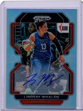 2022 Panini Prizm WNBA W25 Lindsay Whalen #178 Autograph Silver Prizm Lynx
