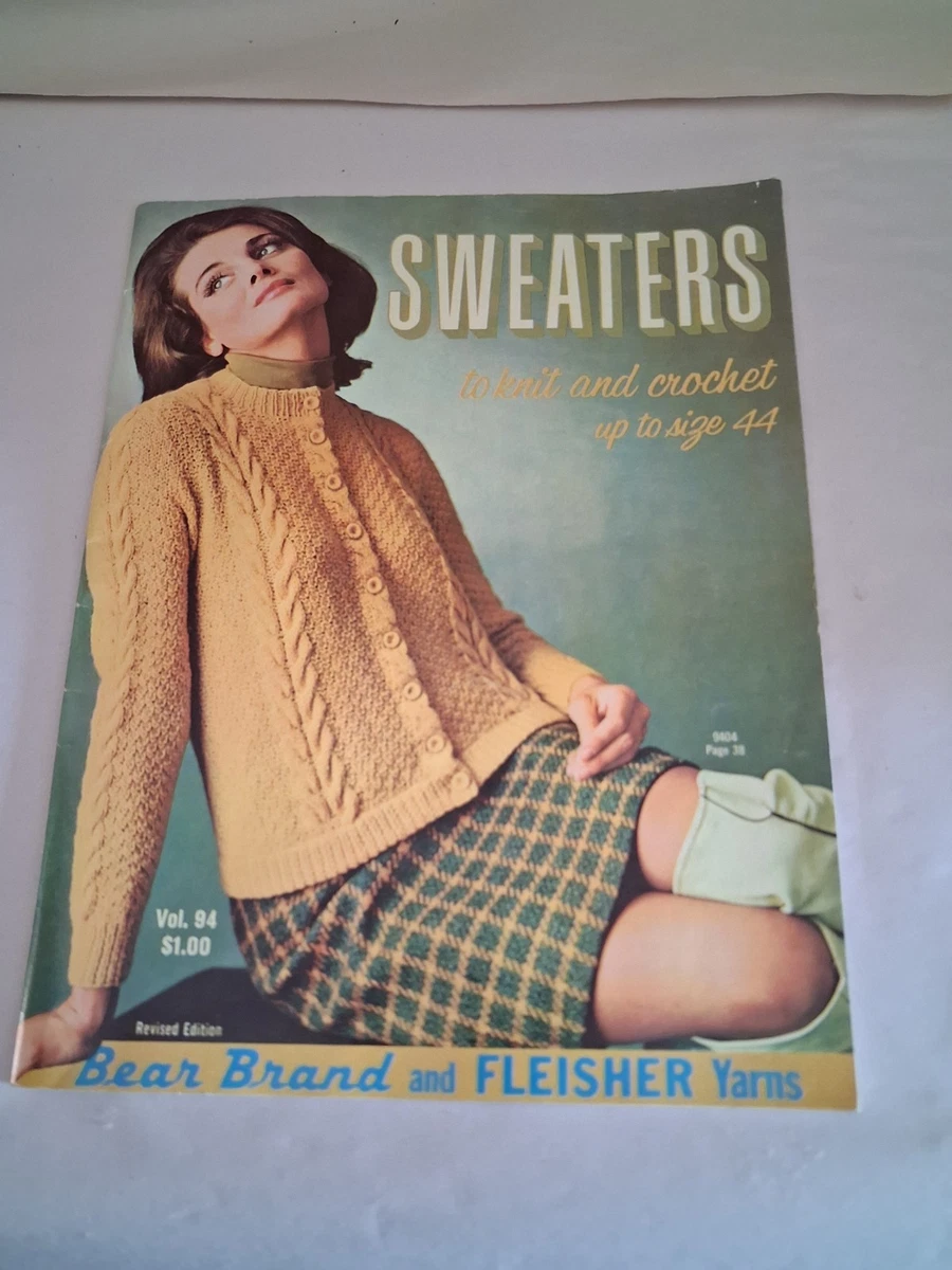 Suéteres para tejer y ganchillo 1966