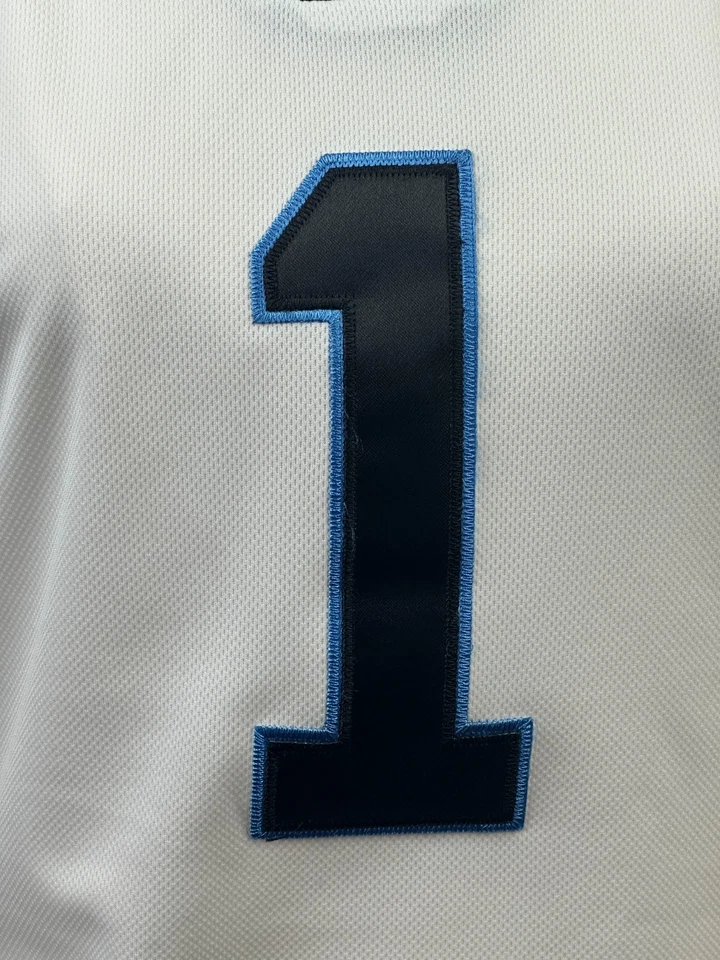 Camiseta deportiva Cam Newton Carolina Panthers estrás - única y rara para mujer - pequeña Foto 2 de 4