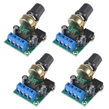 DWEII 4Pcs LM386 10W Mini Power Amplifier Board Audio Module