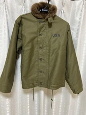 NAVY DEPARTMENT Jacket Military Flight Deck Blouson Size 34 XS(SS)