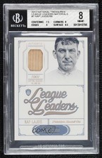 2012 Panini National Treasures League Leaders 90/99 Nap Lajoie #1 BGS 8 HOF 4f5