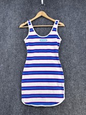 Guess Lydia Dress Y2K Striped Throwback Athleisure Sporty Spice Bodycon Size S
