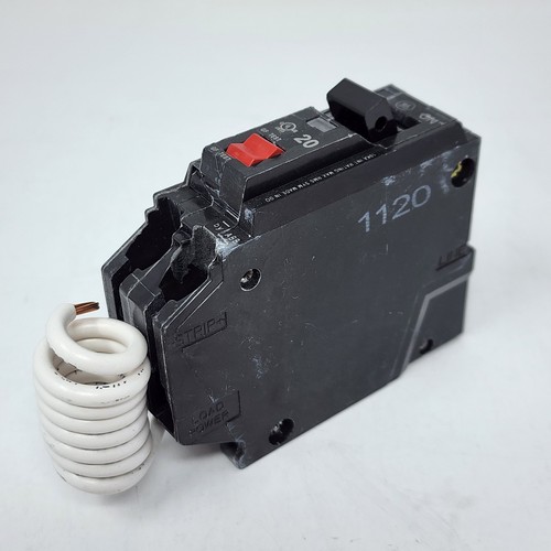 GE 20A Ground Fault Circuit Breaker THQL1120GFTP Single Pole GFCI with Self Test - Picture 6 of 8