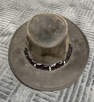 RED ROCK CROC HAT MADE IN AUSTRALIA SIZE L
