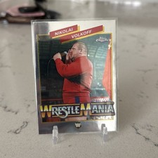 Nikolai Volkoff 2026 WWE Topps Chrome WrestleMania Insert Wrestling Card