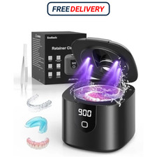 Ultrasonic Retainer Cleaner: Professional 45kHz Machine for Dental  Jewelry