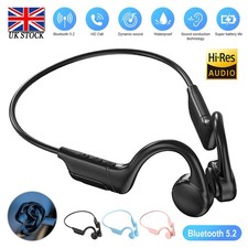 Bone Conduction Headphones Wireless Open-Ear Earbuds Sport Headset Bluetooth 5.2