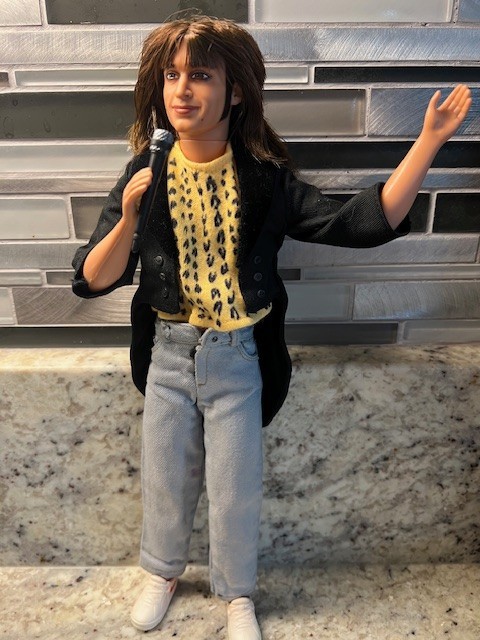 OOAK Steve Perry (Journey) doll by Laurie Everton