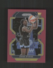 2022 Panini Prizm WNBA #149 Dana Evans Red #/199 RC