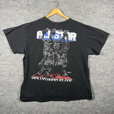 Vtg NBA LA 2011 All Star Game Shirt 3XL Kobe Bryant Unk LAKERS Lebron Durant