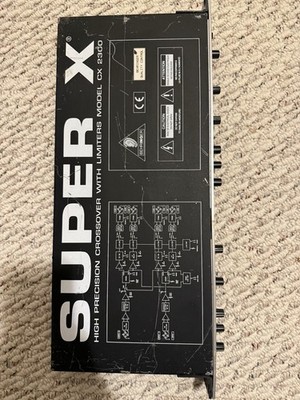 Behringer Super x CX 2300 3-Way Mono/2-Way Stereo Crossover
