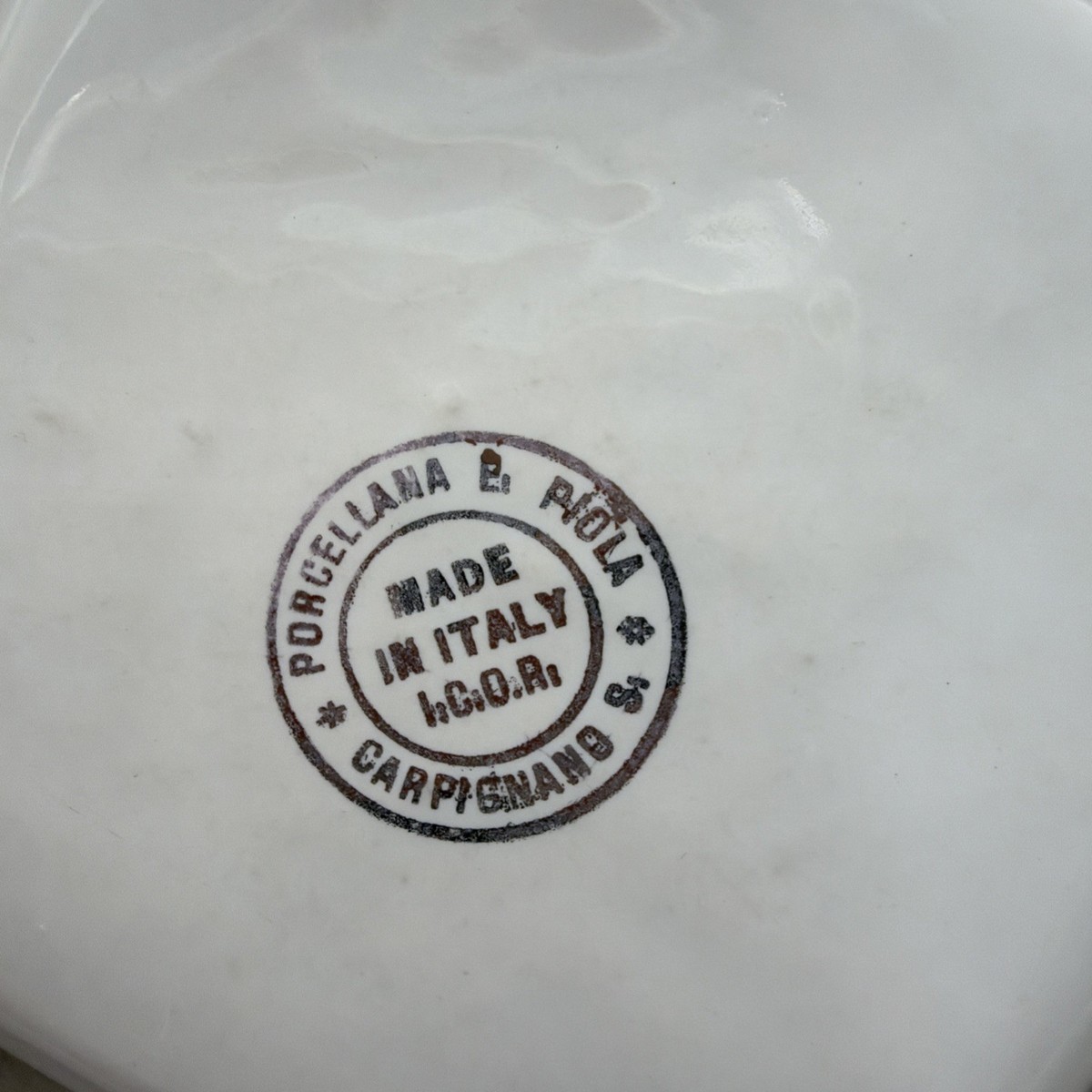 Vintage Campari Italy Ceramic Ashtray 1960s Aperitivo Barware