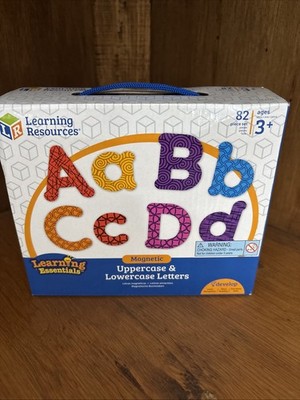 Learning Resources Magnetic Uppercase & Lowercase Letters 3+ NIB
