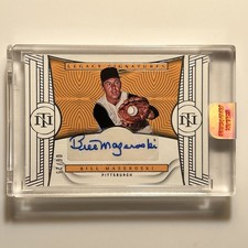 BILL MAZEROSKI 2023 NATIONAL TREASURES Legacy Signatures AUTO 06/25 Pirates HOF
