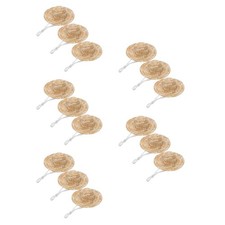 15 Mini-Strohh&uuml;te, Strickm&uuml;tzen, Puppenhaus-Cowboy-Sombreros, Puppenm&uuml;tzen zum