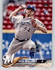 2018 Topps Taylor Williams RC #505 MIL