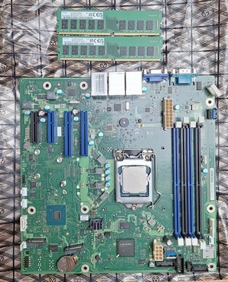 Xeon 2286G 6Core 12 Threads + 32GB DDR4 2666mhz ECC UDIMM + MB
