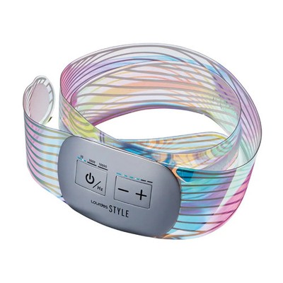 Japan NEU ATEX Lourdes Style EMS Gürtel AX-FRL905sv silber, wiederaufladbar, ...