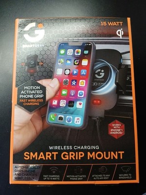 SMARTGEAR Wireless Charging Smart Grip Mount IPHONE SAMSUNG 15 WATT Quick Charge