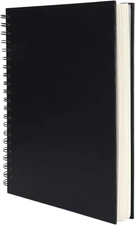 8.5X11Inches Hardbound Sketch Book, Spiral Bound Sketch Pad, 80-Sheets 90Gsm Inn