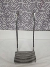 Sedia poggiapiedi barbiere vintage