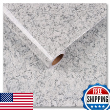 CRE8TIVE 24"x118" Grey Granite Peel & Stick Wallpaper Countertop Contact Paper CRE8TIVE 24"x118" Grey Granite Peel & Stick Wallpaper Countertop Contact Paper - Image 1