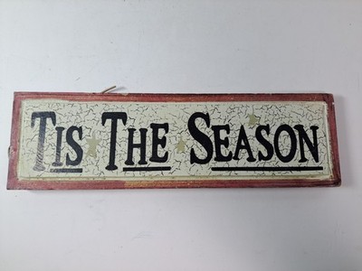 ''Tis The Season'' Rustic Farmhouse Wood Style Decor