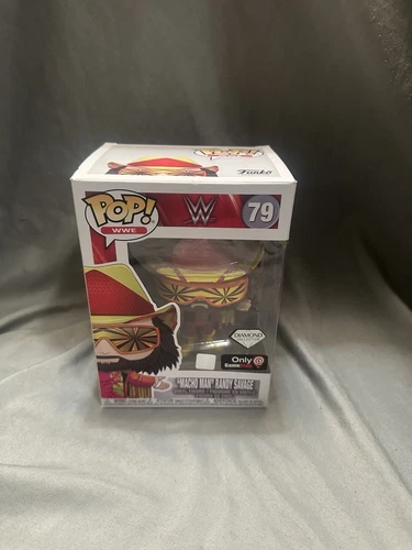 Funko Pop! WWE-“ Macho Man” Randy Savage #79 GameStop Exclusive Diamond Edition