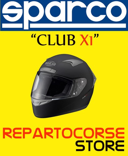 CASCO KART SPARCO MODELLO CLUB X1 NERO TAGLIA XXL - 003319N | eBay