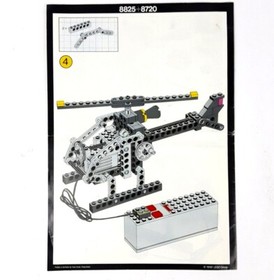 LEGO&reg; 1990/91 Technic Set Number 8825 Instruction Manual Only for Night Chopper