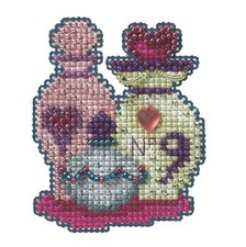 Love Potions Bead Cross Stitch Kit Mill Hill 2014 Autumn Harvest