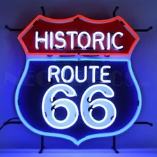 Historic Route 66 Neon Sign 5RT66B w/ FREE Shipping 