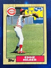 1987 Topps #253 Eddie Miller Cincinnati Reds