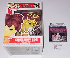 KELSEY GRAMMER & PHIL ORTIZ SIGNED SIMPSONS SIDESHOW BOB FUNKO POP #774 JSA COA!
