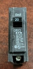 NEW Eaton Cutler Hammer 20 Amp 20A Single Pole Circuit Breaker BR120 C120