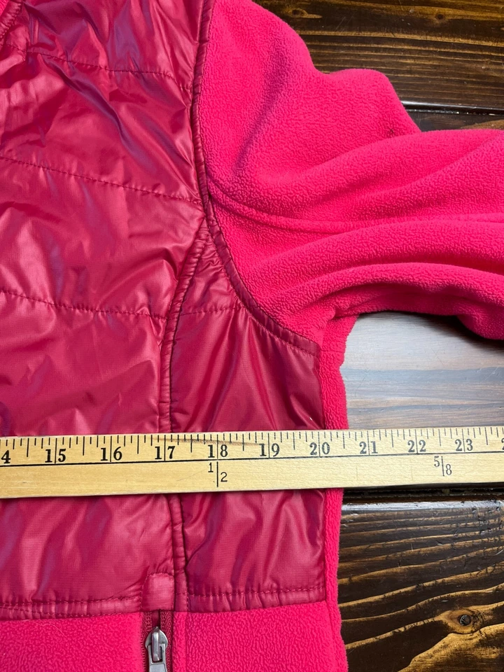 Chaqueta Free Country, para mujer talla grande, rosa, cremallera completa, polar, chaqueta acolchada Foto 3 de 4