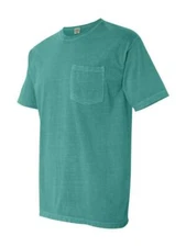 COMFORT COLORS 6030 Adult Pocket Tee - 3 First Quality Shirts - Assorted Colors 