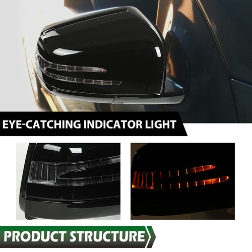 Fit For 05-11 Mercedes Benz W164 X164 ML GL Blind Spot Side View Mirror Assembly - Picture 7 of 13