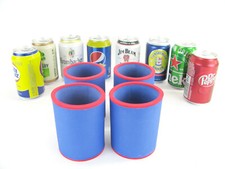 4er Set Getränkekühler für 0,33L Dosen - Dosenkühler Bierkühler Neoprenkühler 