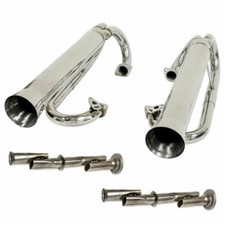 Empi 56-3709 Stainless Buggy Dual Racing Exhaust System Vw Baja Bugmanxtrike