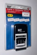 New Cosco 2000 Plus Printer S 260 Date & Message Stamp, 011098 (4 in 1) NEW