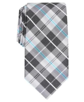 MSRP $55 Perry Ellis Men's Dever Classic Plaid Tie