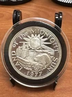 RARE Vintage 1977 Alaska Land Of The Midnight Sun One OZ Silver Round NON AVAIL.
