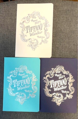 TIFFANY＆Co diary Jornal notebook TIFFANY WONDER TOKYO 3 notebooks